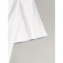 Hands Money Print, Men's T-shirt, Round Neck Short Sleeve Tops, Patterned T-shirt, Men's Summer Wear, Men's Clothing