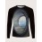 3D Geometric Print Men's Trendy Graphic Long Sleeve Fit T-shirt, Spring Fall